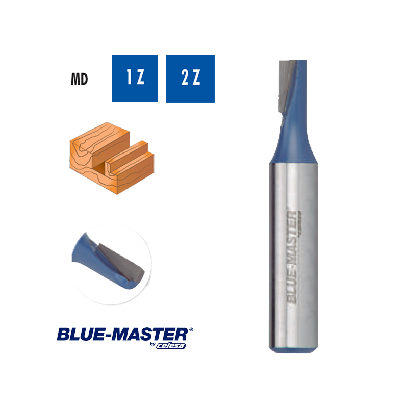 Fresa para Madera Blue-Master Recta Ranurado y Copiado Fresa para Madera Blue-Master Recta Ranurado y Copiado