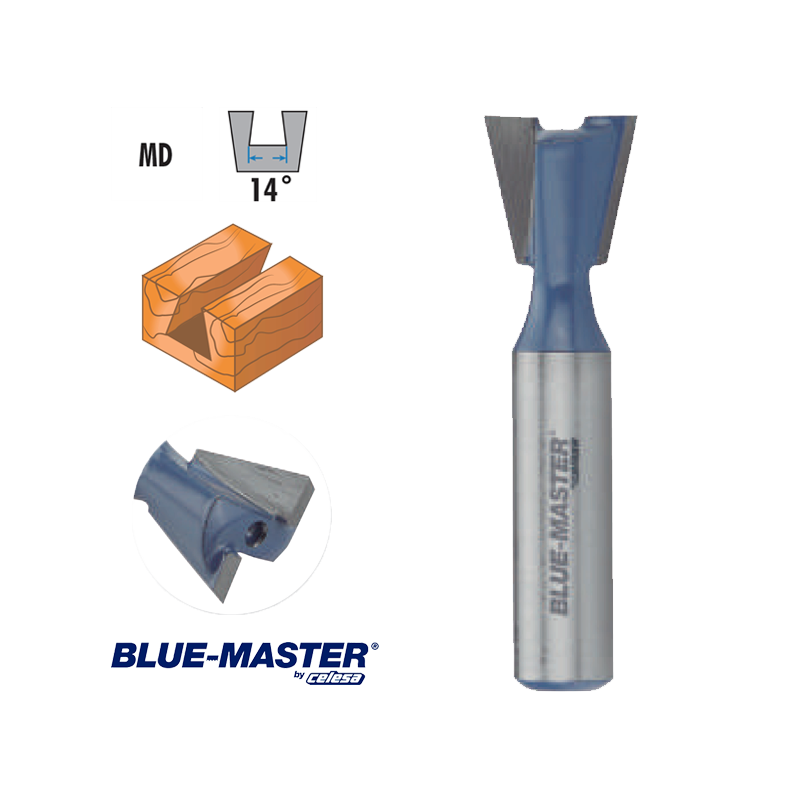 Fresa para Madera Blue-Master Cola de Milano con Precortador Fresa para Madera Blue-Master Cola de Milano con Precortador