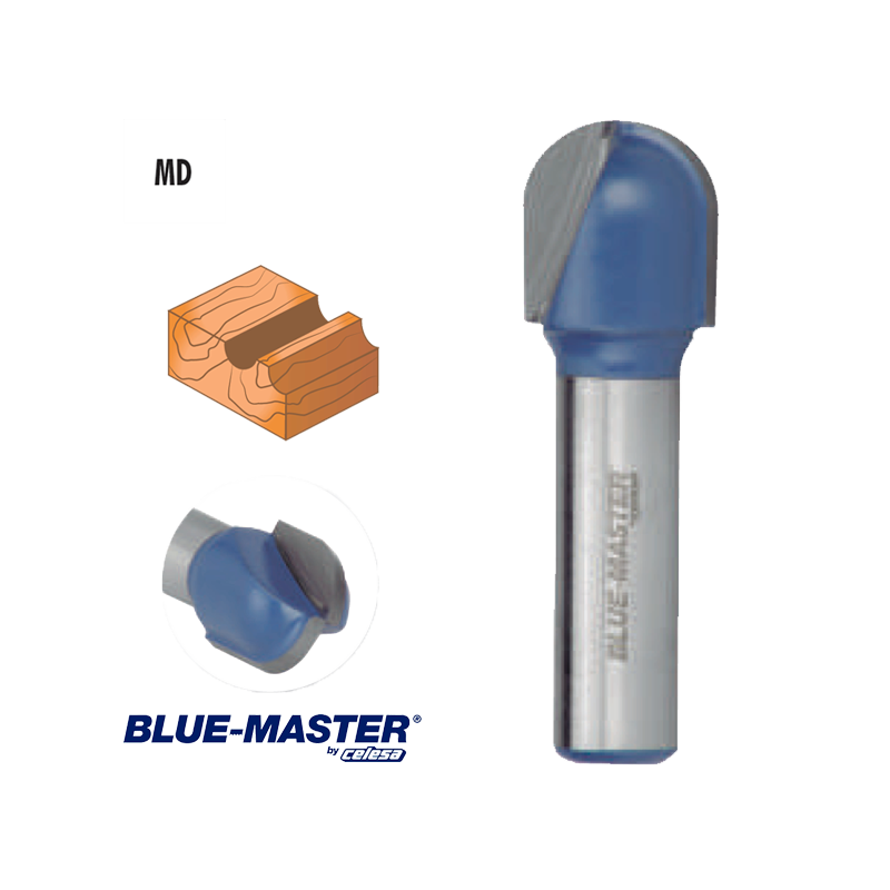 Fresa para Madera Blue-Master Radio Cóncavo Fresa para Madera Blue-Master Radio Cóncavo