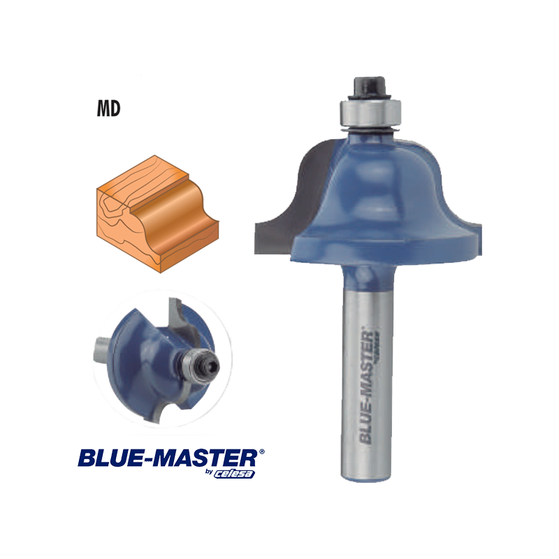 Fresa para Madera Blue-Master Perfilado Continuo Profundo con Copiador Fresa para Madera Blue-Master Perfilado Continuo Profundo con Copiador