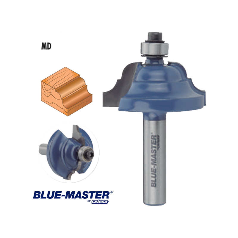 Fresa para Madera Blue-Master Perfilado Discontinuo con Copiador Fresa para Madera Blue-Master Perfilado Discontinuo con Copiador