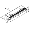 Boca Amarre Superior Reversible Lisa+Dentada/Estriada para Mordaza Arnold MAT de Alta Presión