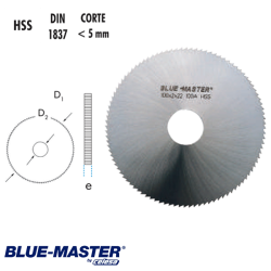 Sierra Circular DIN 1837 Blue-Master para Metal, Corte Fino hasta 5 mm