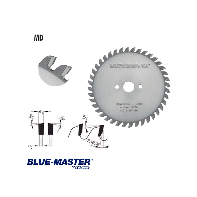 Sierra Circular Blue-Master con Dientes de Metal Duro para Máquinas Electroportátiles para Materiales con Base de Madera Sierra Circular Blue-Master con Dientes de Metal Duro para Máquinas Electroportátiles para Materiales con Base de Madera