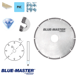Disco de Corte Multiuso Blue-Master de Diamante Electrodepositado