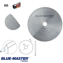 Disco de Corte HSS Multiuso Blue-Master para Latiguillos Hidráulicos con refuerzo metálico Heavy Duty