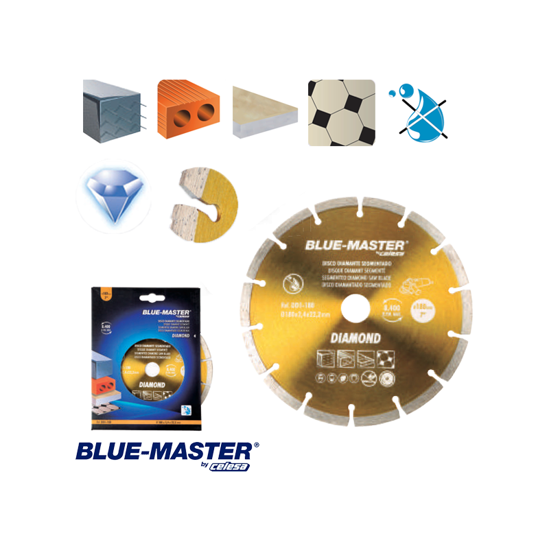 Disco de Diamante para Construcción Blue-Master General de Obra Disco de Diamante para Construcción Blue-Master General de Obra