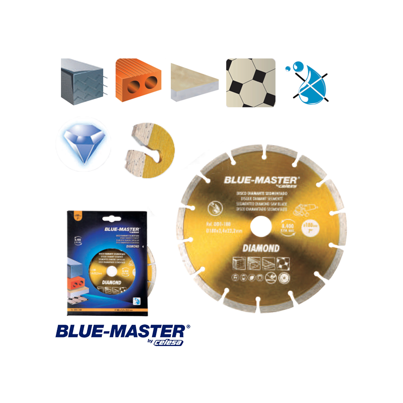Disco de Diamante para Construcción Blue-Master General de Obra