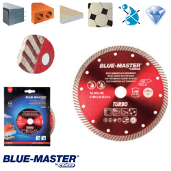 Disco de Diamante para Construcción Blue-Master Alto Rendimiento Turbo