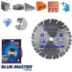 Disco de Diamante para Construcción Blue-Master Segmentado Especial para Piedra
