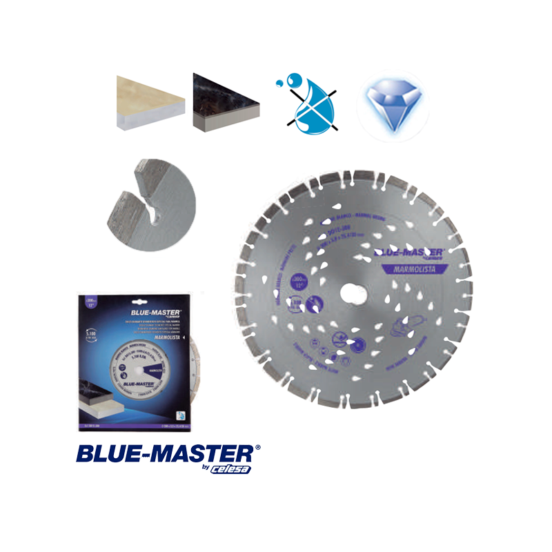 Disco de Diamante para Construcción Blue-Master Segmentado Especial para Mármol