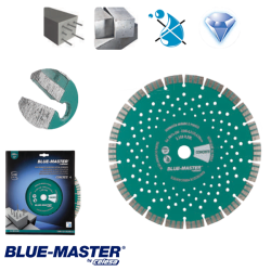 Disco de Diamante para Construcción Blue-Master Segmentado Especial Hormigón