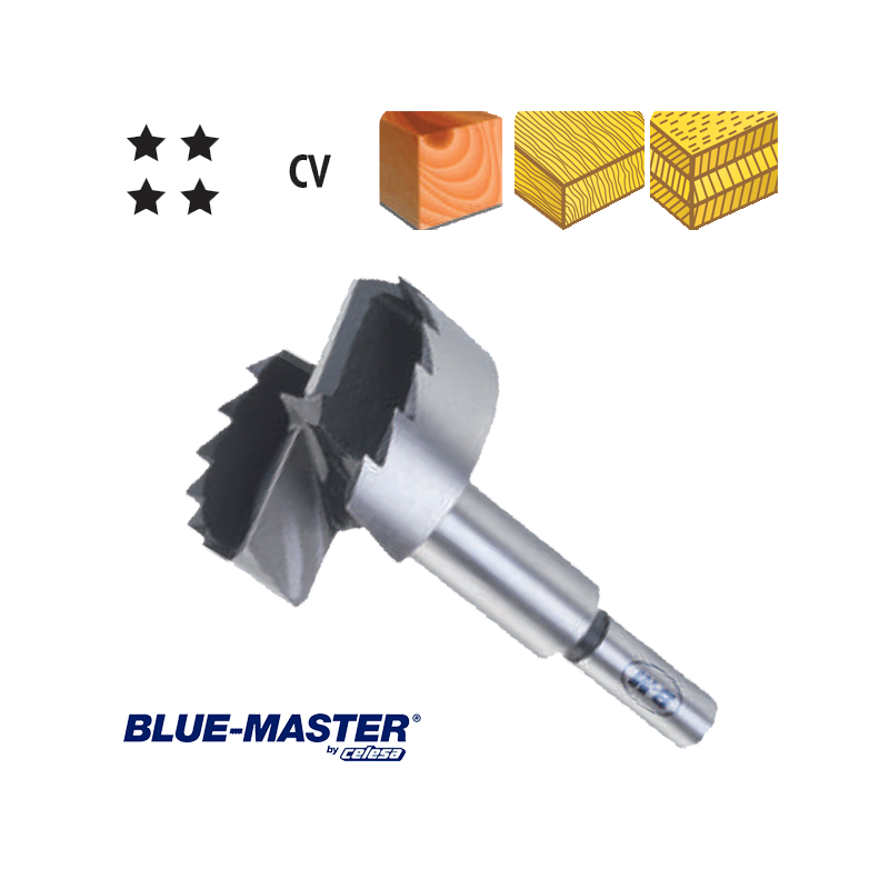 Brocas Forstner Blue-Master de CV para Madera Brocas Forstner Blue-Master de CV para Madera