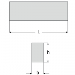 Cuchilla Rectangular