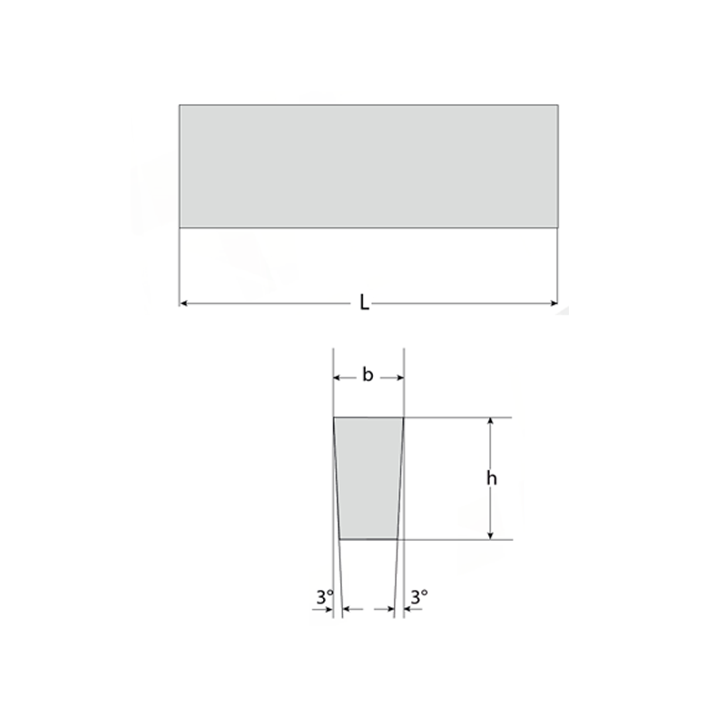 Cuchilla Rectangular