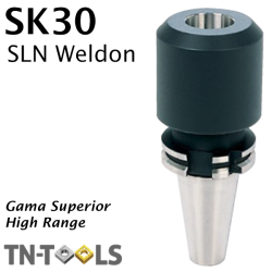 Cono Portafresas DIN69871 SK30 tipo Weldon SLN Gama Superior