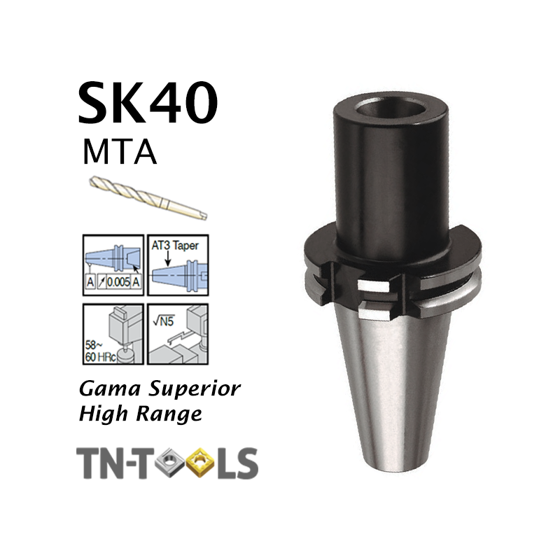Cono reductor DIN69871 SK40 para morse MTA Gama Superior Cono reductor DIN69871 SK40 para morse MTA Gama Superior