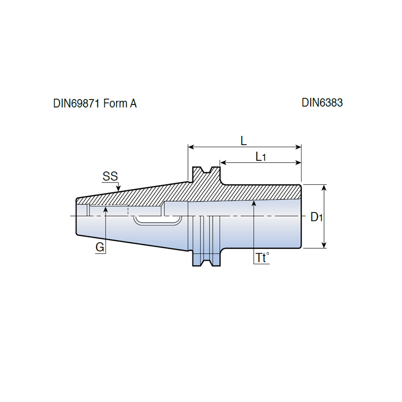 Cono reductor DIN69871 SK50 para morse MTA Gama Superior