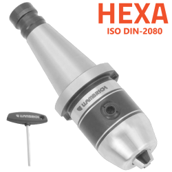 Portabrocas Llambrich ISO DIN-2080 cono integrado Llambrich y llave hexagonal HEXA-SYSTEM