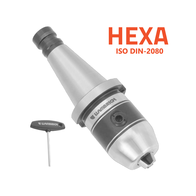Portabrocas Llambrich ISO DIN-2080 cono integrado Llambrich y llave hexagonal HEXA-SYSTEM Portabrocas Llambrich ISO DIN-2080 cono integrado Llambrich y llave hexagonal HEXA-SYSTEM