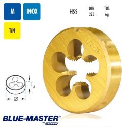 Terrajas Blue-Master para Roscar a Mano HSS TiN