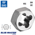 Terrajas Blue-Master Hexagonales HSS BSP para Roscado a Mano