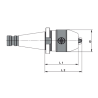 Portabrocas Llambrich ISO DIN-2080 cono integrado Llambrich y llave hexagonal HEXA-SYSTEM