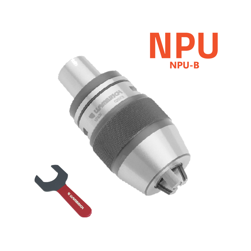 Portabrocas automáticos NPU-B con cono integrado para máquinas CNC y fresadoras Llambrich