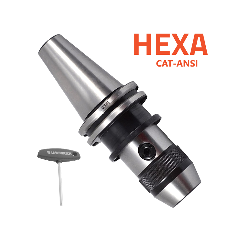 Portabrocas Llambrich CAT de precisión con cono integradoy llave hexagonal HEXA-SYSTEM Portabrocas Llambrich CAT de precisión con cono integradoy llave hexagonal HEXA-SYSTEM