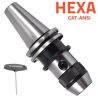 Portabrocas Llambrich CAT de precisión con cono integradoy llave hexagonal HEXA-SYSTEM