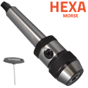 Portabrocas Modelo HEXA-SYSTEM Cono Morse Llambrich de autoapriete de Súper Precisión con espiga integrada