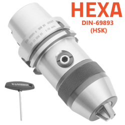 Portabrocas  HSK-HEXA-SYSTEM- con cono integrado para máquinas CNC y fresadoras Llambrich