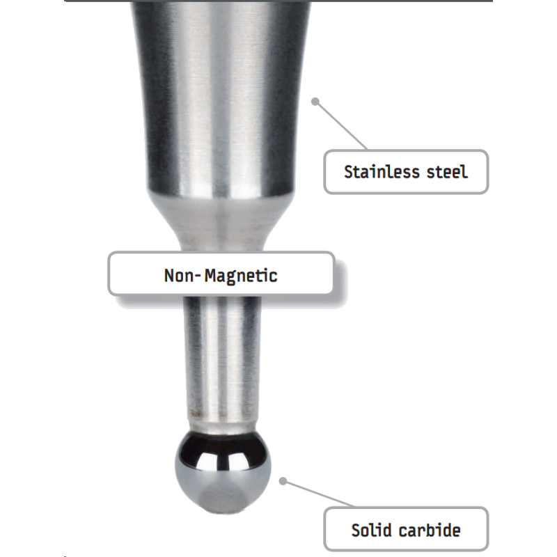 Short Linear Probe 4mm for Haimer 3D Universal Taster