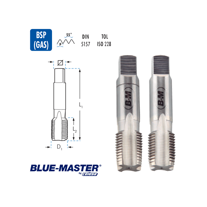 Juego de Macho Blue-Master HSS G Juego de Macho Blue-Master HSS G