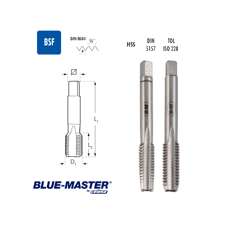 Juego de Macho Blue-Master HSS BSF