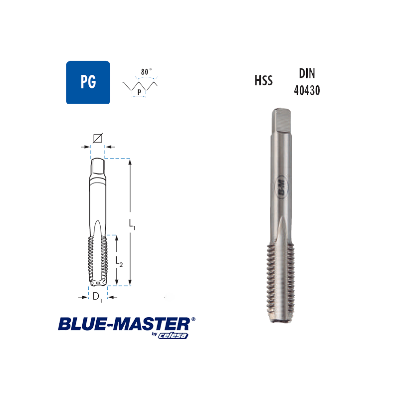 Macho de Mano Blue-Master HSS PG Macho de Mano Blue-Master HSS PG