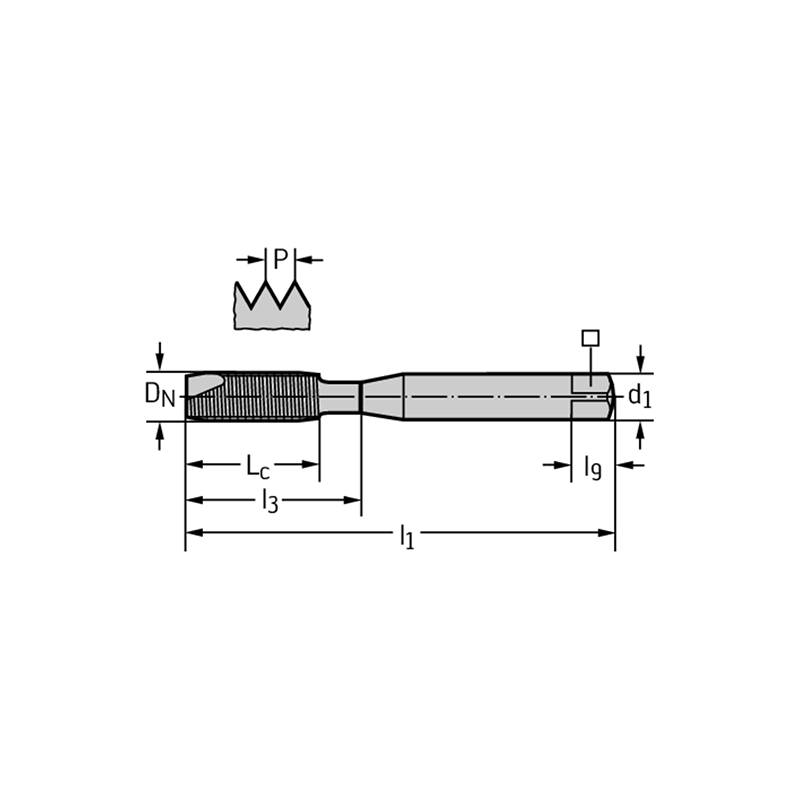 Walter 20211-M1 Machos de roscar a máquina HSS-E