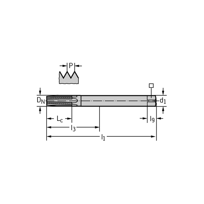 Walter 20316-M4 Machos de roscar a máquina HSS-E-PM