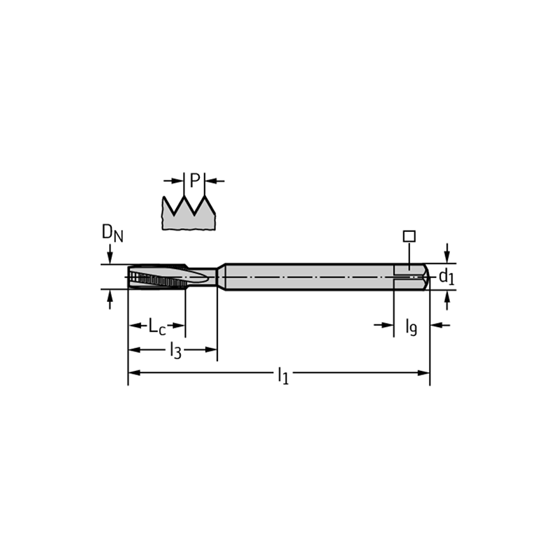 Walter 204069-EGM4 Machos de roscar a máquina HSS-E-PM