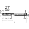 Walter 20417-M4 Machos de roscar a máquina HSS-E