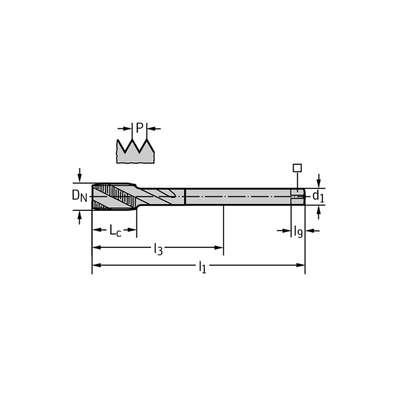 Walter 204602-M14 Machos de roscar a máquina HSS-E-PM