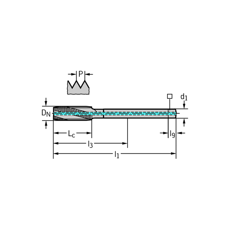 Walter 2046215-M12 Machos de roscar a máquina HSS-E