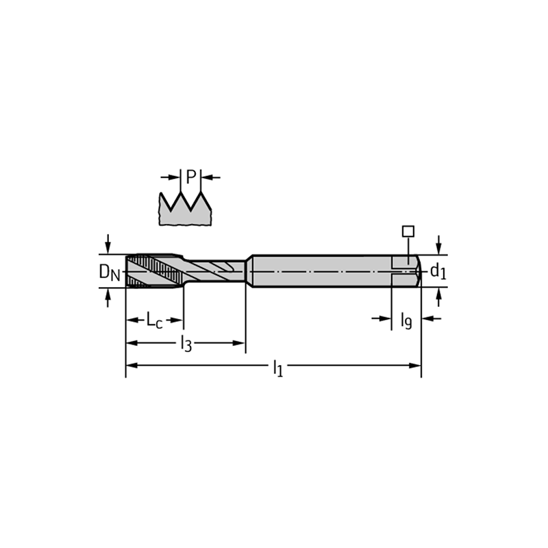 Walter 2046663-M12 Machos de roscar a máquina HSS-E-PM