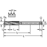 Walter 20467-M12 Machos de roscar a máquina HSS-E