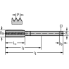Walter 21368-M10X0.75 Machos de roscar a máquina HSS-E