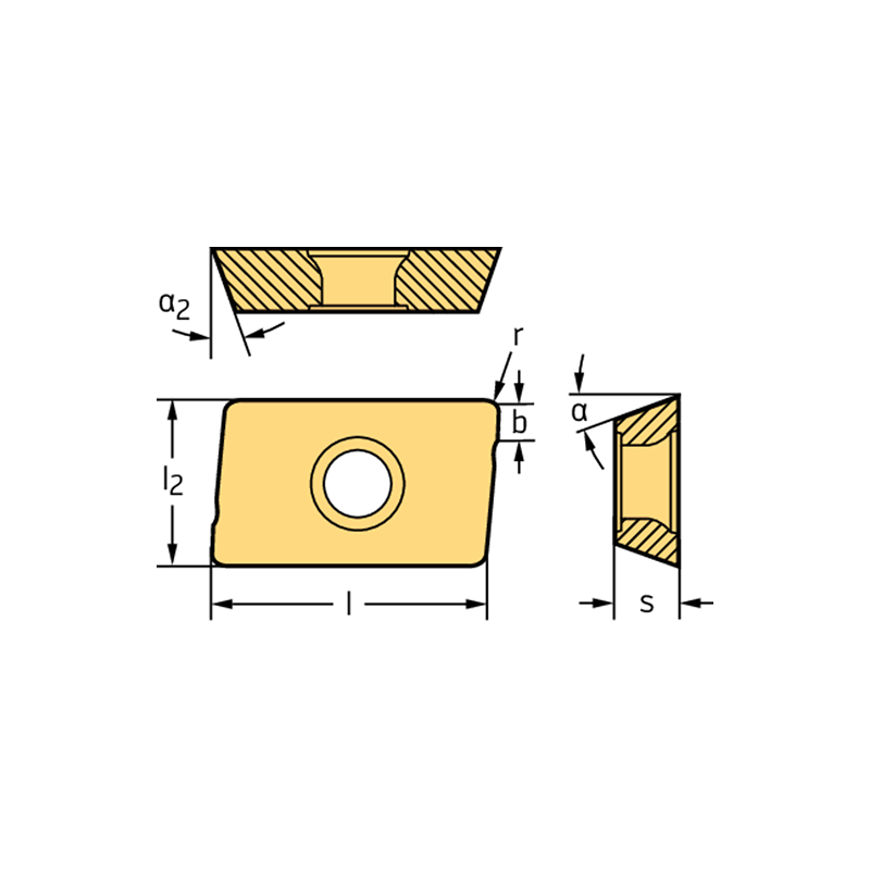 Walter 29100-TR14X3 HSS-E Machos de Roscar Trapezoidales Walter 29100-TR14X3 HSS-E Machos de Roscar Trapezoidales