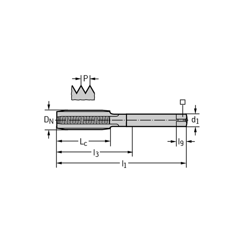 Walter 30016-M10 HSS-E Juegos de Machos de Roscar de Mano