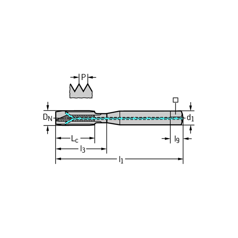 Walter 7021345-M10 Machos de roscar a máquina HSS-E-PM