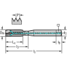 Walter 7021345-M8 Machos de roscar a máquina HSS-E-PM