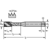 Walter 7051773-M8 Machos de roscar a máquina HSS-E